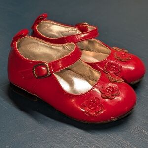 Sz 5 Toddler Red Kids Mary Jane Shoes